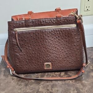 Dooney & Bourke Brown Textured Leather Bag